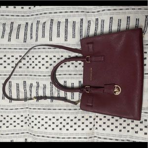 Burgundy Michael Kors Purse
